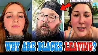 White Folks SHOCKED And CONFUSED As Black Americans LEAVE America In Large Numbers-America Collapses