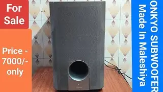 ONKYO SUBWOOFER Made In Maleshiya Heavy Subwoofer Nice Sound Quality Contact number - 8750424840