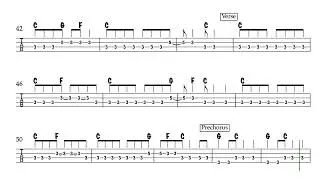 Rock the Blues Away - AC/DC bass tab