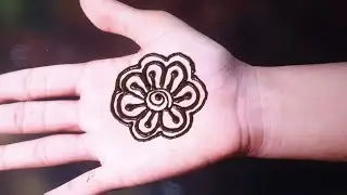 simple mehndi design by dimple mehndi design.New mehndi design for Karwa chauth.Easy Mehndi design