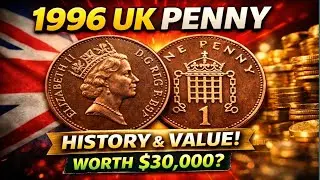 &ldquo;1996 UK 1 Penny &mdash; The Tiny Coin Worth $30,000? 👑🪙&rdquo;#UKPenny #1996OnePenny #uscoins #coin 