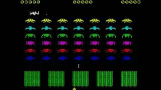 Base Invaders ZX Spectrum &copy; 1983 Work Force