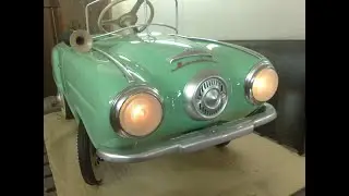 Moskvich pedal car full restoration WURTH