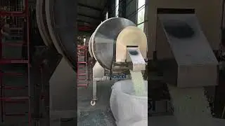 Large Capacity Drum Mixer 500L Food Seasoning Powder Sugar Salt Mixer #machine