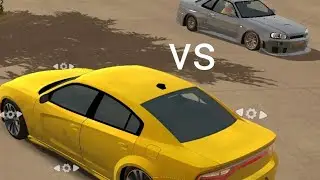Emmanuel gaming oficial de car parking carrera  r34 vs Doge hcarger srt😂😂😂😂🤣