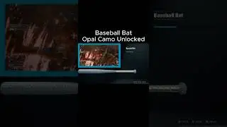 Black Ops 6 | Baseball Bat Opal Camo Unlocked and new PB  #bo6 #bo6zombies