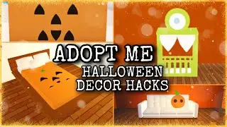 Halloween Decor Hacks / Building Hacks ♡︎ Bed Hack Decoration 🎃 Roblox - Adopt Me! | JasPlayss
