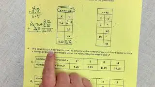 Yellow Determining Tables Video 4