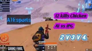 @A1EsportsOfficial Chiken Dinner in Miramar ||  A1 Vs IPG || 2v3v4 situations