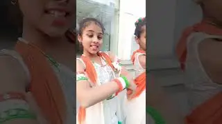 Bharat ki beti | Republic Day 2023 | Indian flag tricolor look | Patriotic outfit | #shorts |Ojasyaa