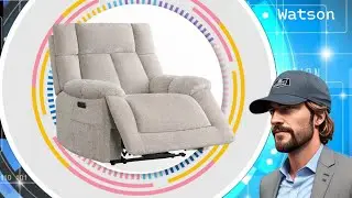 CHITA Sonia Recliner with Bluetooth Speakers and Power Lumbar Support, USB-A & USB-C Charging
