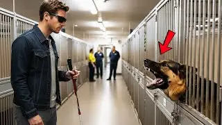Vétéran aveugle face au chien le plus dangereux : son geste choque tout le monde !
