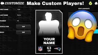 How to Make CUSTOM PLAYERS in Madden Mobile 24!!!
