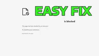 How To Fix This Webpage Was Blocked by an Extension ERR BLOCKED BY CLIENT