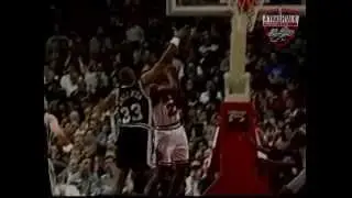 Michael Jordan: Two Reverse Layup vs Carl Herrera