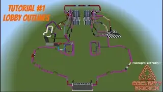How To Build FNAF: Security Breach In Minecraft! | Part 1: Lobby Outlines