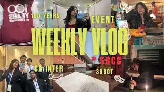 Sem 4 Vlog 📍SRCC + CA inter studies + Film Shooting
