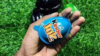 NEW 500 Colored Glitter Kinder Joy Satisfying Toys Opening A Lot Of Kinder Joy Chocolate ASMR
