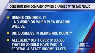 Western Mass. contractor charged with tax fraud