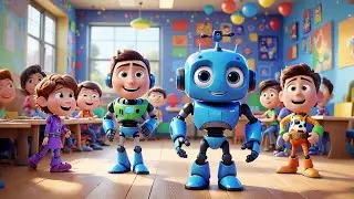 A Robot in My Backpack &ndash; Nursery Rhymes Songs for Kids 🤖🎒