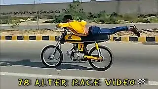 78 Alter Race | Thatta ByePass 12 KM Race | Full Video | BIKE RACER PAKISTAN