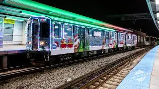 Holiday Trains across Chicagoland Part 1: The 2025 CTA Holiday Train.