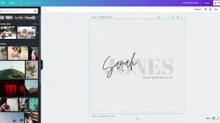 EDITING A PRE-MADE LOGO IN CANVA - PIPER ROSE BLACK