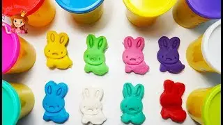 LEARN COLORS PLAY DOH RABBITS | BUGS BUNNY RABBIT | PETER RABBIT PLAY DOH | TOYS FOR KIDS