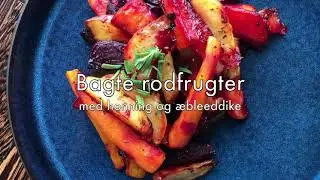 Ovnbagte rodfrugter med honning og &aelig;bleeddike
