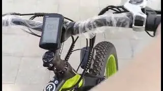 Lankeleisi e bike 0 gear pure electric throttle operation video