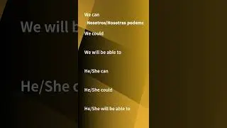 Quick Spanish Lesson:  Conjugate 'Poder' in 3 Tenses!