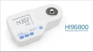 HI96800 Refractive Index/Brix Refractometer Overview
