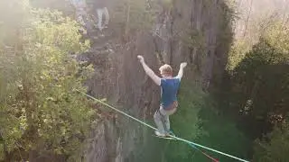 MiniMet Highline at Metcalfe Rock Ontario Canada