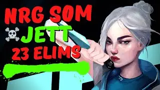 NRG S0M PRO JETT GAMEPLAY ON BIND | VALORANT