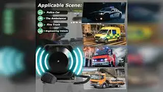 Review: Police Siren 8 Tones Warning Emergency Siren PA System with Handheld Microphone 12V 20...