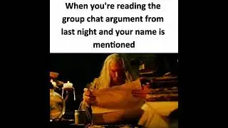 When your name is mentioned in the group chat