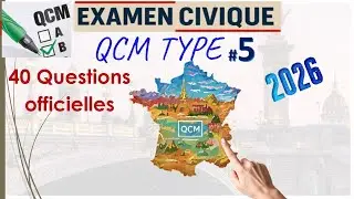 QCM Nr 5, Examen Civique Naturalisation, CDR et Carte de Séjour Pluriannuelle (40 Questions Réponse)