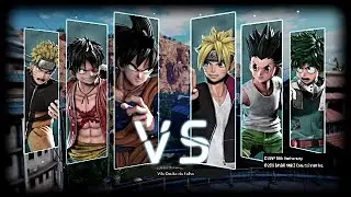 Gameplay #164 JUMP FORCE BATTLE #01 Naruto, Luffy & Goku VS  Boruto, Gon & Midoriya