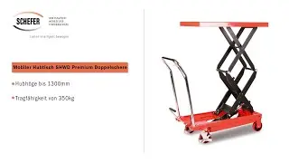 Schefer Mobiler Hubtisch SHWD Premium Doppelschere