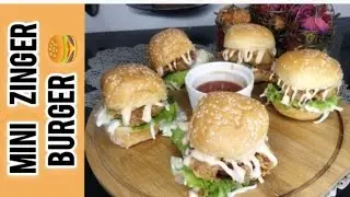 Detailed Mini Zinger Burger Recipe
