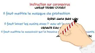 ارشادات الوقاية من فيروس كورونا باللغة الفرنسية