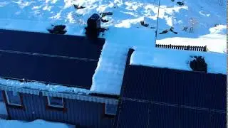 No Snow on Solitek glass-glass frameless modules