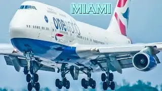 BRITISH 747 Action from Miami