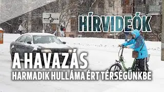 A havazás harmadik hulláma ért térségünkbe – tovább vastagodott a hótakaró
