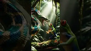 🐍 Amazing Snake Striking Prey Quickly ⚡#shorts #short #shortvideo #shortsvideo #shortsfeed