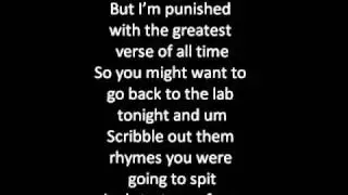 No Love - Eminems Part ONLY (lyrics on screen)