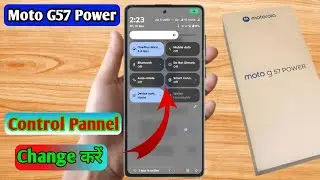how to change control centre in moto g57 power, moto g57 power notification panel style kaise badale