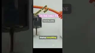 black screen on your monitor? Fix it now!!!! #computertips #computerhacks #techtips