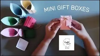 MINI GIFT BOXES #homemadepapercraft #minigiftboxes #giftboxes #paperboxes