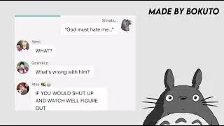 Shirabu FTM AU angst. | HAIKYU texts | LIVE AU | No ships